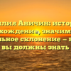 Фамилия Аничин: история и происхождение, значимость и правильное склонение — все, что вы должны знать