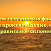 Изучаем генеалогию фамилии Анкуда: происхождение, история и правильное склонение