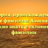 История, происхождение и значение фамилии Азоева: всё, что нужно знать о склонении фамилии