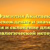 Фамилия Акылбек: происхождение и значение, история и склонение для вашей генеалогической истории
