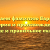 Изучаем фамилию Барауля: история и происхождение, значение и правильное склонение
