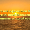 Узнайте всё о фамилии Брысин: история, происхождение и склонение, в одной статье.