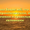 Фамилия Бодон: всё, что нужно знать о происхождении, истории, значении и правильном склонении