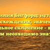 Фамилия Бигфорд: история происхождения, значения и правильное склонение – все, что вам необходимо знать.