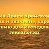 Фамилия Абоев: происхождение, история и значение, справка по склонению для исследователей генеалогии