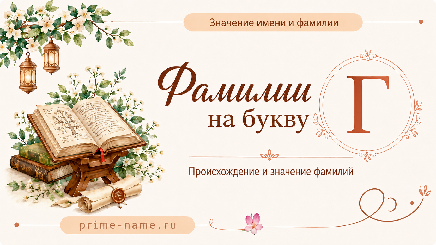 Фамилии на букву Г — происхождение и значение фамилий