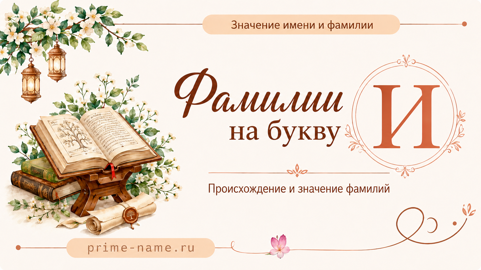 Фамилии на букву И — происхождение и значение фамилий