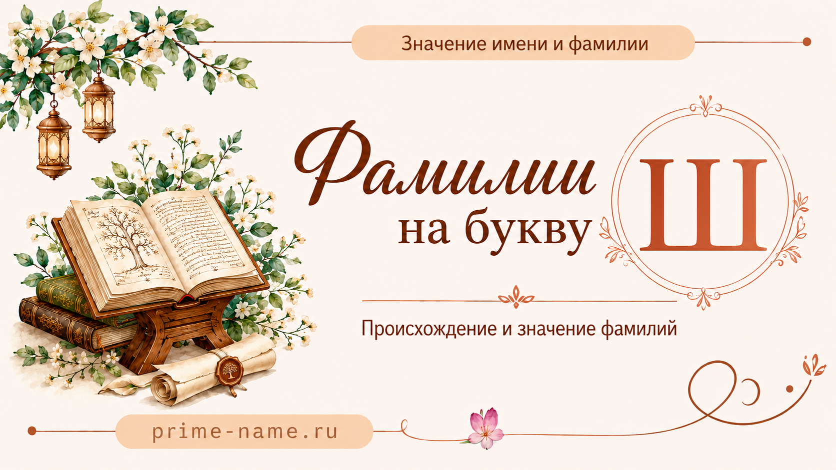 Фамилии на букву Ш — происхождение и значение фамилий