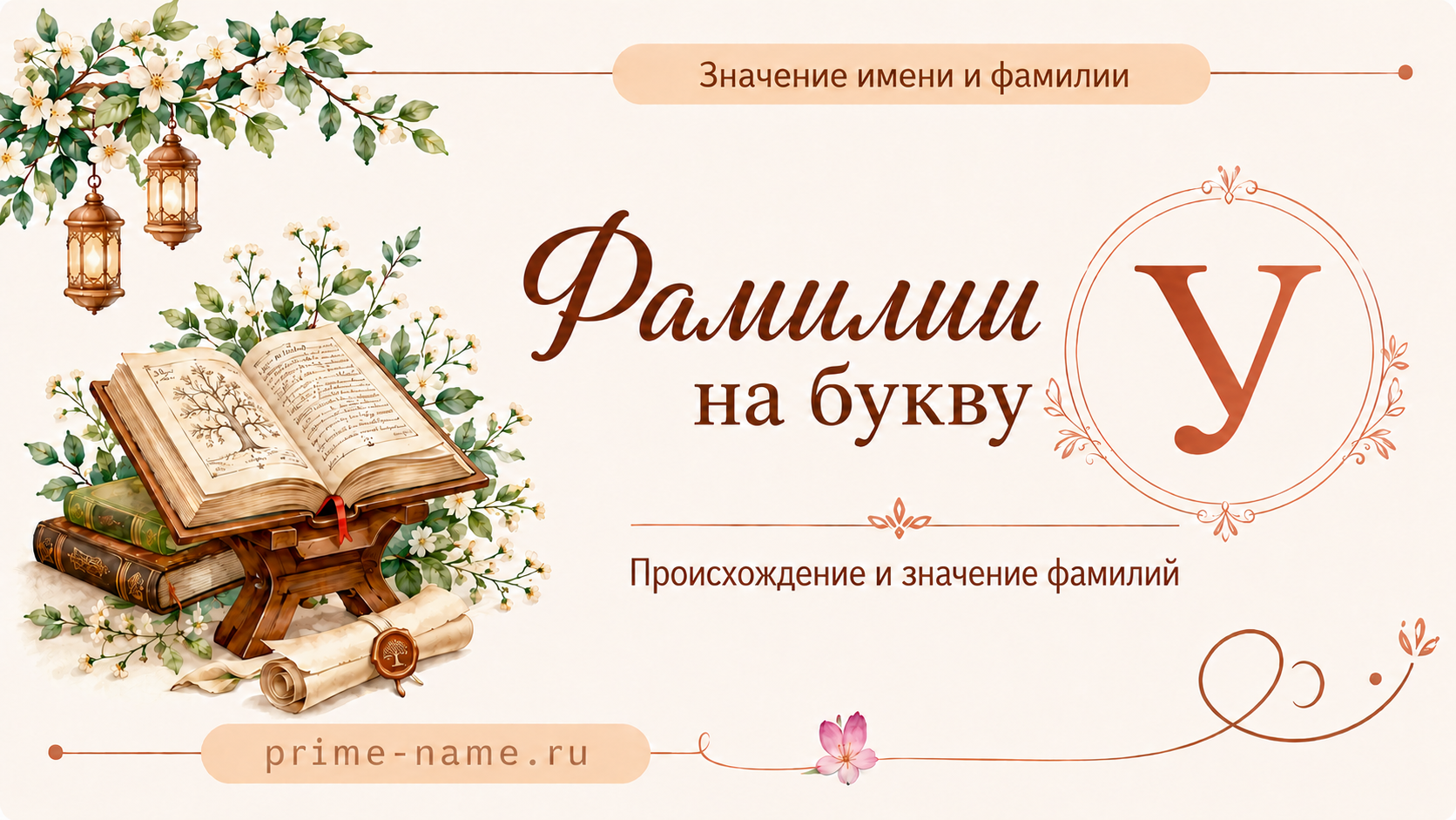 Фамилии на букву У — происхождение и значение фамилий