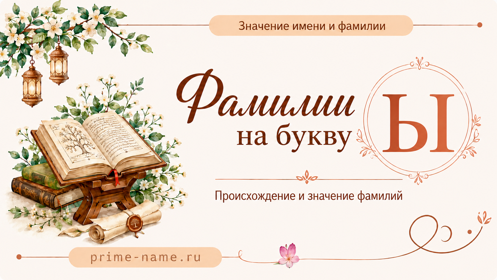 Фамилии на букву Ы — происхождение и значение фамилий