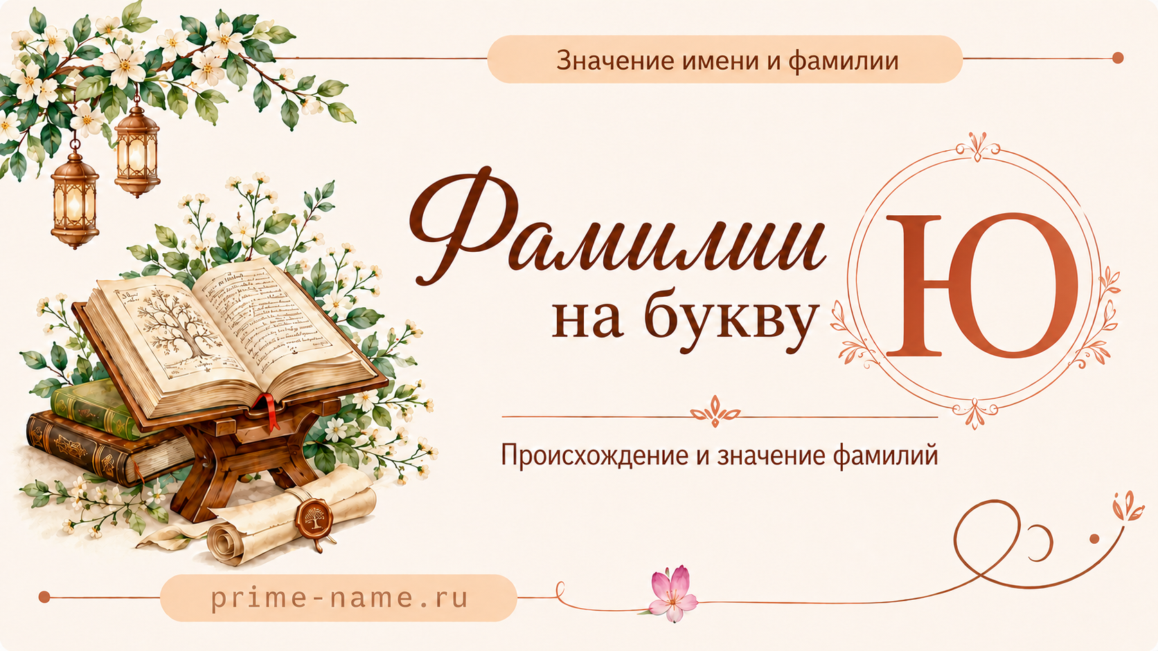 Фамилии на букву Ю — происхождение и значение фамилий