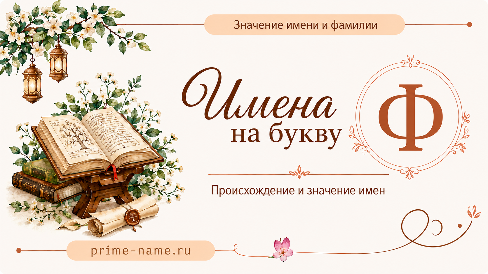 Имена на букву Ф — происхождение и значение имен